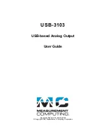 Preview for 2 page of Measurement Computing USB-3103 User Manual