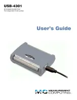Measurement Computing USB-4301 User Manual preview