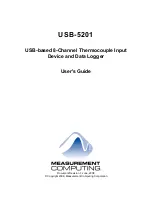 Предварительный просмотр 2 страницы Measurement Computing USB-5201 User Manual