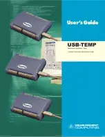 Measurement Computing USB-TEMP User Manual preview