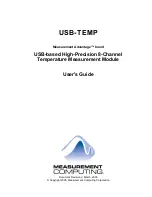 Preview for 2 page of Measurement Computing USB-TEMP User Manual