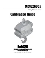 Measurement Systems MSI-6260CS Calibration Manual preview