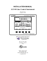 Предварительный просмотр 1 страницы MEASUREMENT TECHNOLOGY LCI-90 Installation Manual