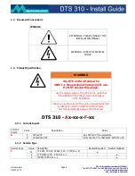 Preview for 4 page of Measurlogic DTS 310 Install Manual