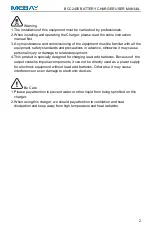 Preview for 3 page of Mebay BCC2405 User Manual