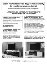 Preview for 14 page of Meble Furniture EVORA RTV Assembly Instructions Manual