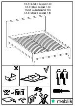 Meblik Bed Scandi 140 Quick Start Manual предпросмотр