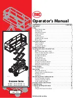 Preview for 1 page of Mec 2659ERT Operator'S Manual