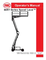 Preview for 1 page of Mec 2684RT Operator'S Manual