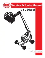 Mec 34-J Diesel Service & Parts Manual preview