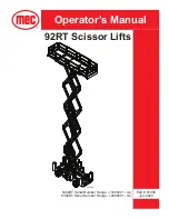 Mec 5492RT Operator'S Manual preview