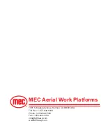 Preview for 44 page of Mec 5805A Operator'S Manual