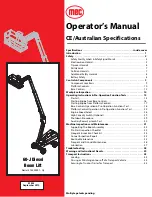 Mec 60-J Diesel Operator'S Manual preview