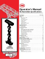 Preview for 1 page of Mec 6092RT Operator'S Manual