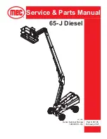 Предварительный просмотр 1 страницы Mec 65-J Diesel Service & Parts Manual