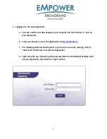 Preview for 3 page of Mec Empower Broadband Calix GigaCenter Quick Start Manual