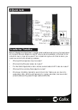 Preview for 21 page of Mec Empower Broadband Calix GigaCenter Quick Start Manual