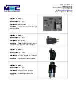 Preview for 7 page of Mec Major 5001 Operating Instructions Manual