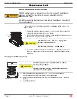 Предварительный просмотр 25 страницы Mec Micro 26 Operator'S Manual