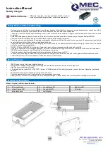 Preview for 1 page of Mec NOVA-100 Series Instruction Manual