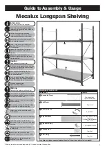 Preview for 1 page of Mecalux Longspan Shelving Manual To Assembly & Usage