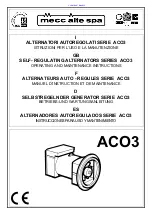 Mecc Alte spa ACO3 2 Operating And Maintenance Instructions Manual preview