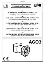 Preview for 1 page of Mecc Alte spa ACO3 2 Operating And Maintenance Instructions Manual