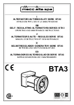 Предварительный просмотр 1 страницы Mecc Alte spa BTA3 LA Operating And Maintenance Instructions Manual