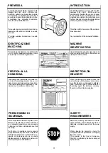 Предварительный просмотр 4 страницы Mecc Alte spa BTO3 1L Operating And Maintenance Instructions Manual