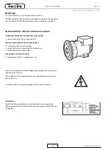 Preview for 14 page of Mecc Alte ECO-ECP 2 Operating And Maintenance Instructions Manual