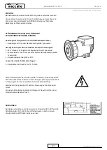 Preview for 197 page of Mecc Alte ECO-ECP 2 Operating And Maintenance Instructions Manual