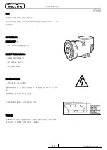 Preview for 319 page of Mecc Alte ECO-ECP 2 Operating And Maintenance Instructions Manual