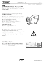 Preview for 380 page of Mecc Alte ECO-ECP 2 Operating And Maintenance Instructions Manual