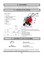 Preview for 12 page of Meccanica Benassi RL 7 2+1 User Manual