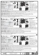 Preview for 1 page of Meccanica Fadini Birio 868 Quick Start Manual