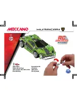 Meccano Lamborghini Huracan 2.4 GHz RC Instructions Manual предпросмотр