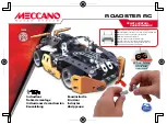 Предварительный просмотр 1 страницы Meccano ROADSTER RC Instructions Manual