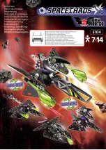 Meccano SPACECHAOS DARK PIRATES 5104 Instructions Manual preview