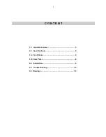 Preview for 2 page of Mechanics & Electronics ME1200-F Operating Manual