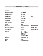 Preview for 5 page of Mechanics & Electronics ME1200-F Operating Manual