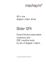 MECHAPRO Slider SFX Manual preview