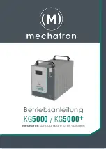 Mechatron KG5000 Operating Manual preview