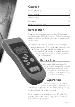 Preview for 3 page of Mecmesin Basic Force Gauge-HS Mk3 Operating Manual