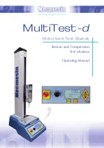 Preview for 1 page of Mecmesin MultiTest-d Operating Manual