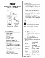 Meco 3510PHW Instruction Manual предпросмотр