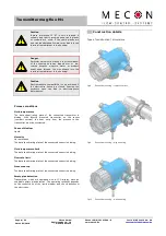 Предварительный просмотр 8 страницы Mecon mag-flux M1 Manual