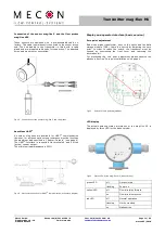 Предварительный просмотр 11 страницы Mecon mag-flux M1 Manual