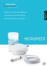 Предварительный просмотр 1 страницы mectron MICROPIEZO Use And Maintenance Manual