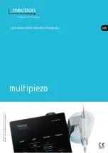 Preview for 1 page of mectron Multipiezo Use And Maintenance Manual