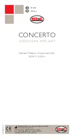 MED-EL CONCERTO Compressed Manual preview